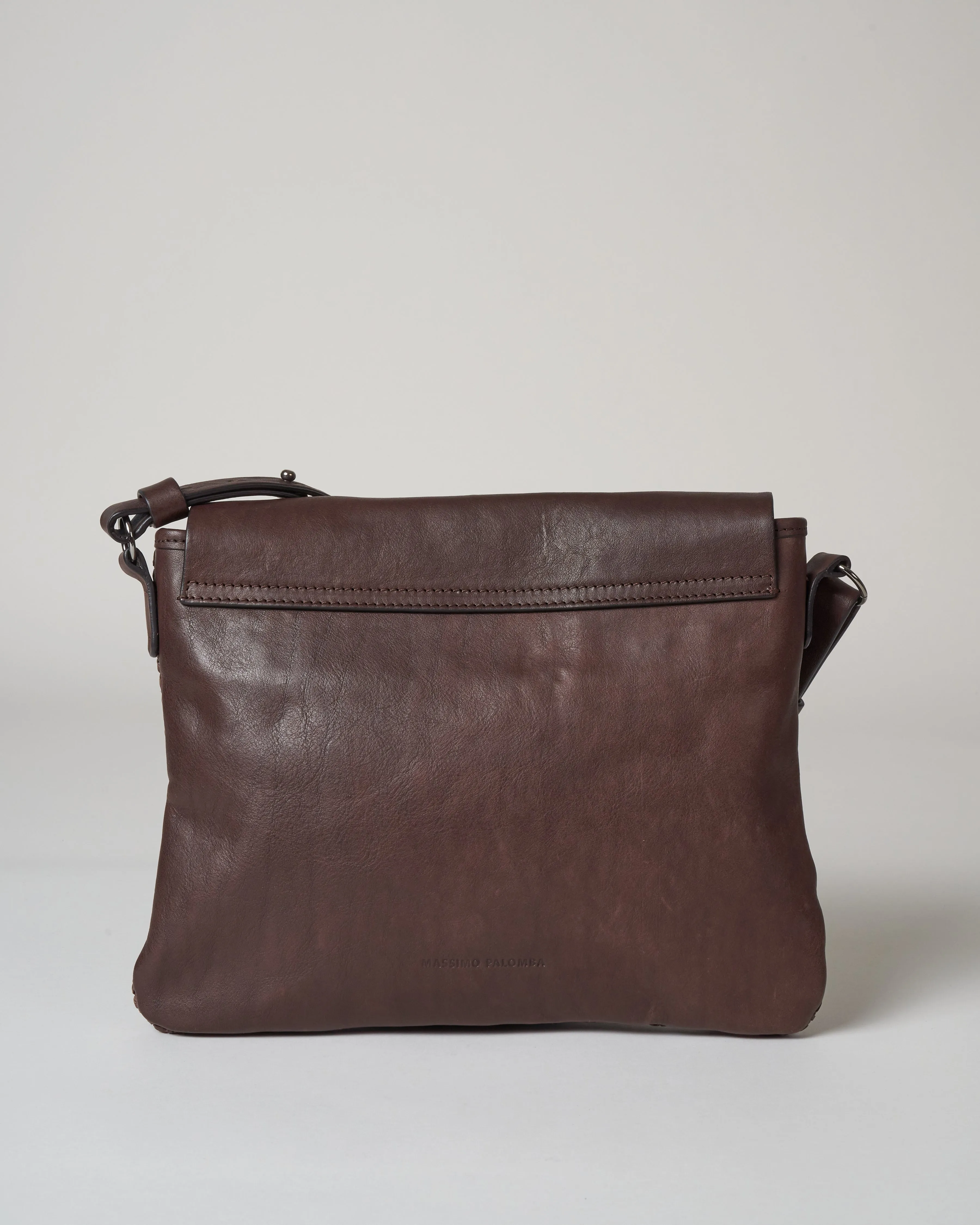 woven crossbody - ebano