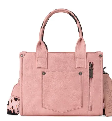 Wrangler Cow Print Concealed Carry Tote/Crossbody