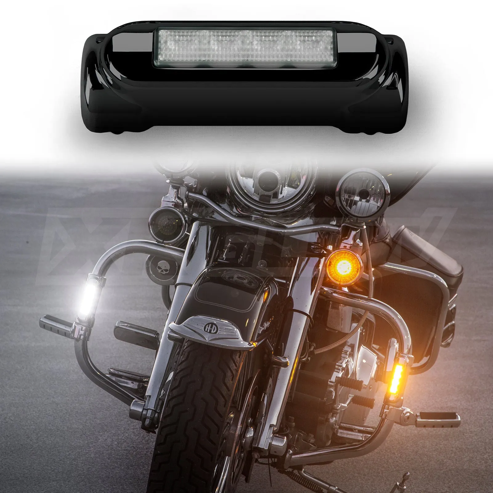 XK GLOW XK034014-B Motorcycle LED Highway Bar Lights