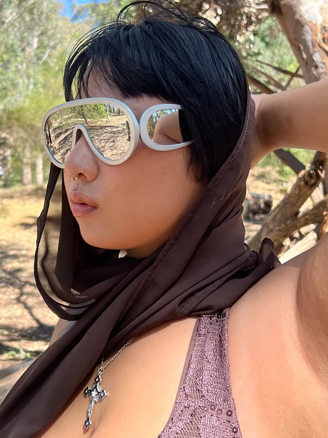 Y2K DREAMS SHADES - SILVER