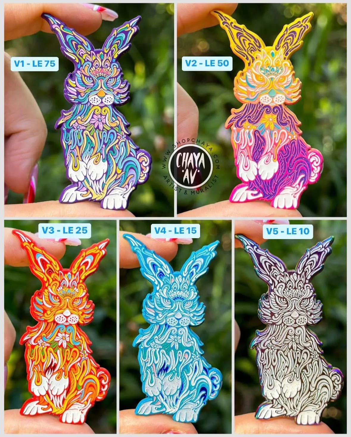 YEAR OF THE BUNNY PINS (2023)