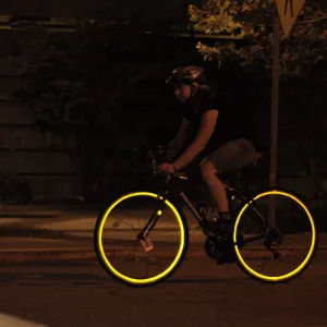 Yellow Reflective Wheel Stripes