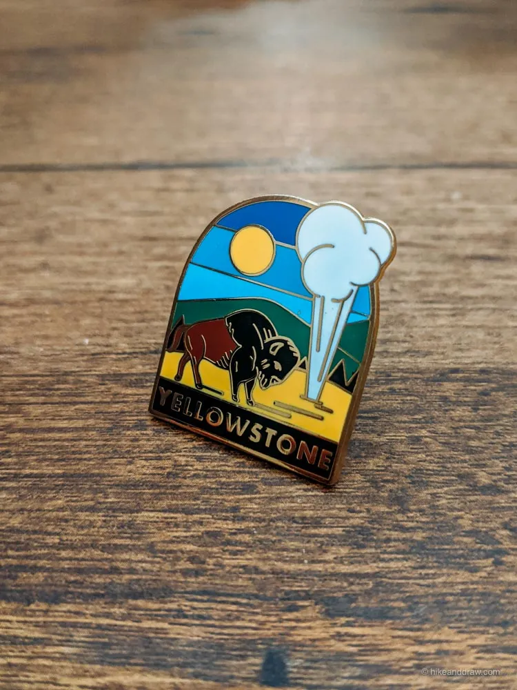 Yellowstone National Park Enamel Pin