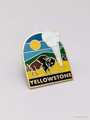 Yellowstone National Park Enamel Pin