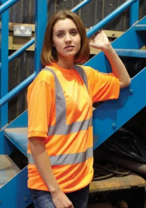 Yoko Hi-Vis Short Sleeve T-Shirt-HVJ410