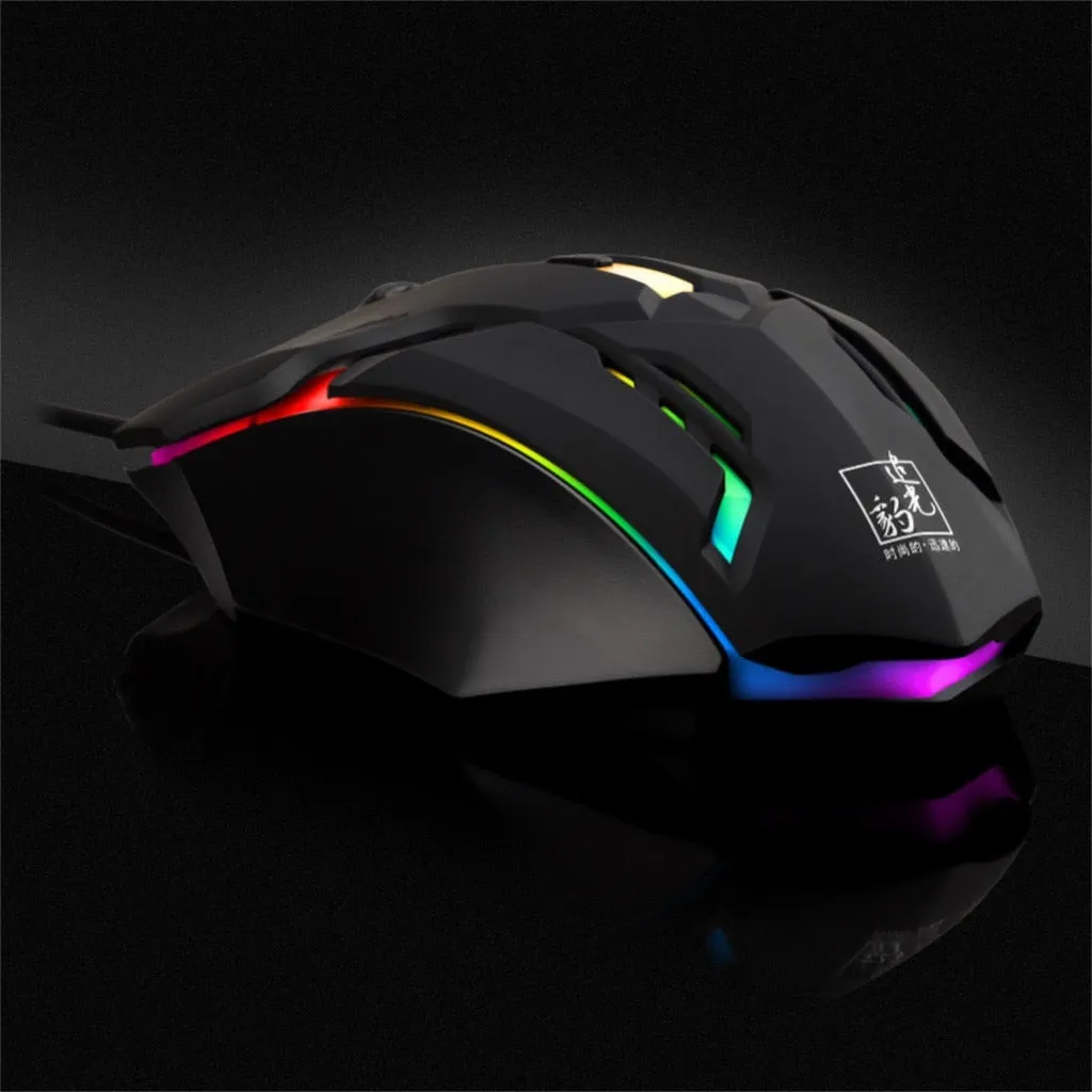 YZ Premiums | Superlight Wired Gaming Mouse w/ LED Light & 4 Button