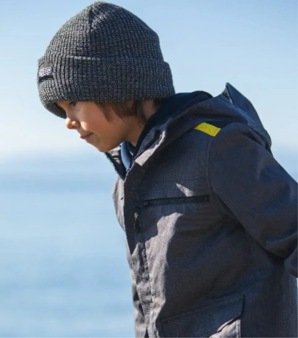 Zapped Outfitters Reflective Knit Roll Brim Beanie : One Size fits most