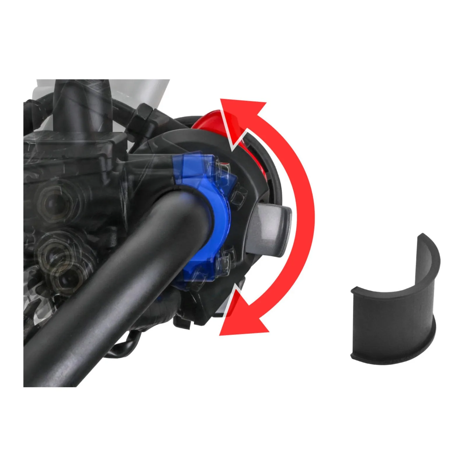 Zeta Rotating Bar Clamp Brake - Blue
