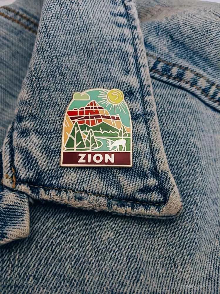 Zion National Park Enamel Pin