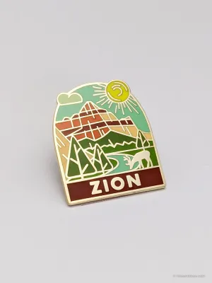Zion National Park Enamel Pin